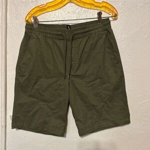 Volcom Dark Olive Men's Flat Front Shorts